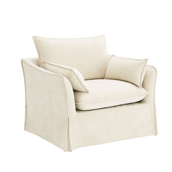 Beige Color - Pocket Coil Construction - Entryway - Practical Seating