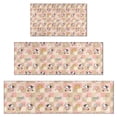 thumbnail image 1 of Beige Cow Checker Pattern Kitchen Rugs Sets Of 3,Kitchen Runner Rugs Non Skid Washable,Decorative Kitchen Floor Mats for Kitchen,Sink,Laundry,17"x30"+ 17"x47" + 17"x59", 1 of 6