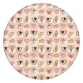 thumbnail image 1 of Beige Cow Checker Pattern Round Fitted Tablecloth with Elastic Edge,Dining Table Cover Waterproof,Outdoor Round Tablecloth for Camping,Dining,Indoor and Outdoor, 1 of 7