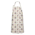 thumbnail image 1 of Beige Cow Flower Pattern Apron-Garden Aprons for Women with Pockets-Cotton Linen Waterproof Kitchen Cooking Gardening Aprons Adjustable for Kitchen,Cooking,BBQ and Salon 33x27 Inch, 1 of 7