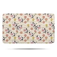 thumbnail image 1 of Beige Cow Flower Pattern Bathroom Rugs Mat,Non Slip Microfiber Bathroom Rug,Rubber Backing,Soft Bathroom Mats for Bathroom Floor,Tub and Shower,17x30in(43x75cm), 1 of 5