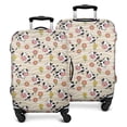 thumbnail image 1 of Beige Cow Flower Pattern Luggage Cover Fashion Suitcase Cover Baggage Covers Fit 25-28 Inch Luggage (Go Travel), 1 of 5