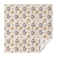 thumbnail image 1 of Beige Cow Flower Pattern Square Tablecloth,Waterproof Square Table Cover,Wipeable Spillproof Washable Table Cover for Home Kitchen Party Decor 52"x52"(132x132cm), 1 of 6