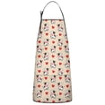 thumbnail image 1 of Beige Cow Heart Pattern Apron-Garden Aprons for Women with Pockets-Cotton Linen Waterproof Kitchen Cooking Gardening Aprons Adjustable for Kitchen,Cooking,BBQ and Salon 33x27 Inch, 1 of 7