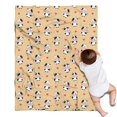 thumbnail image 1 of Beige Cow Heart Pattern Blanket,Comfortable Soft Flannel Throw Blanket,All Season,Warm Lightweight Blankets for Sofa Bed Couch Living Room Chair,30"x40", 1 of 4