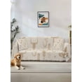 thumbnail image 1 of Beige Cow Skull Couch Cover, Southwestern Vintage Cowboy Boots Burlap Sofa Cover Blanket for 2 Seat Cushion, Sectional Sofa Slipcover Furniture Protector for Living Room Bedroom 71''x102'', 1 of 9