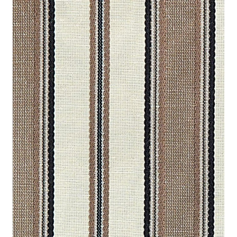 Black and Beige Modern Velvet Stripe Upholstery Fabric 54