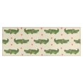 thumbnail image 1 of Beige Crocodiles Hearts Pattern Kitchen Rug Mat,Kitchen Runner Rugs Non Skid Washable,Decorative Kitchen Floor Mats for Kitchen,Sink,Laundry,17"X47", 1 of 5