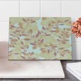 thumbnail image 1 of Beige Cutting Board, Pastel Berry Branches Autumn Spring Repetitive Vegetative Fresh Seasonal Graphic, Decorative Tempered Glass Cutting and Serving Board, Small Size, Pink Peach, by Ambesonne, 1 of 5
