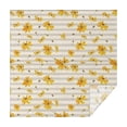 thumbnail image 1 of Beige Daisy Flower Yellow Blooms Pattern Square Tablecloth,Waterproof Square Table Cover,Wipeable Spillproof Washable Table Cover for Home Kitchen Party Decor 60"x60"(152x152cm), 1 of 6