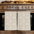 thumbnail image 1 of Beige Damask Kitchen Towels Set of 4, Vintage Country Scroll Floral Patterned Absorbent Dish Towels for Kitchen, Microfiber Hand Towel, Quick Drying Tea Towel for Cleaning Decorative Dishcloths, 1 of 7