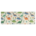 thumbnail image 1 of Beige Dinosaur Pattern Kitchen Rug Mat,Kitchen Runner Rugs Non Skid Washable,Decorative Kitchen Floor Mats for Kitchen,Sink,Laundry,17"X47", 1 of 5