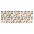 thumbnail image 1 of Beige Dinosaurs Birds Pattern Kitchen Rug Mat,Kitchen Runner Rugs Non Skid Washable,Decorative Kitchen Floor Mats for Kitchen,Sink,Laundry,17"X47", 1 of 5