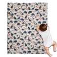 thumbnail image 1 of Beige Dinosaurs Text Pattern Blanket,Comfortable Soft Flannel Throw Blanket,All Season,Warm Lightweight Blankets for Sofa Bed Couch Living Room Chair,30"x40", 1 of 4