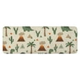 thumbnail image 1 of Beige Dinosaurs Volcanoes Pattern Kitchen Rug Mat,Kitchen Runner Rugs Non Skid Washable,Decorative Kitchen Floor Mats for Kitchen,Sink,Laundry,17"x47.2", 1 of 7