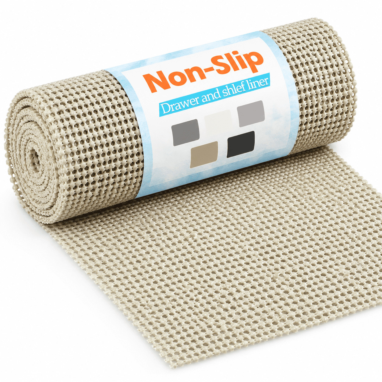 Beige Drawer and Shelf Liner, 12