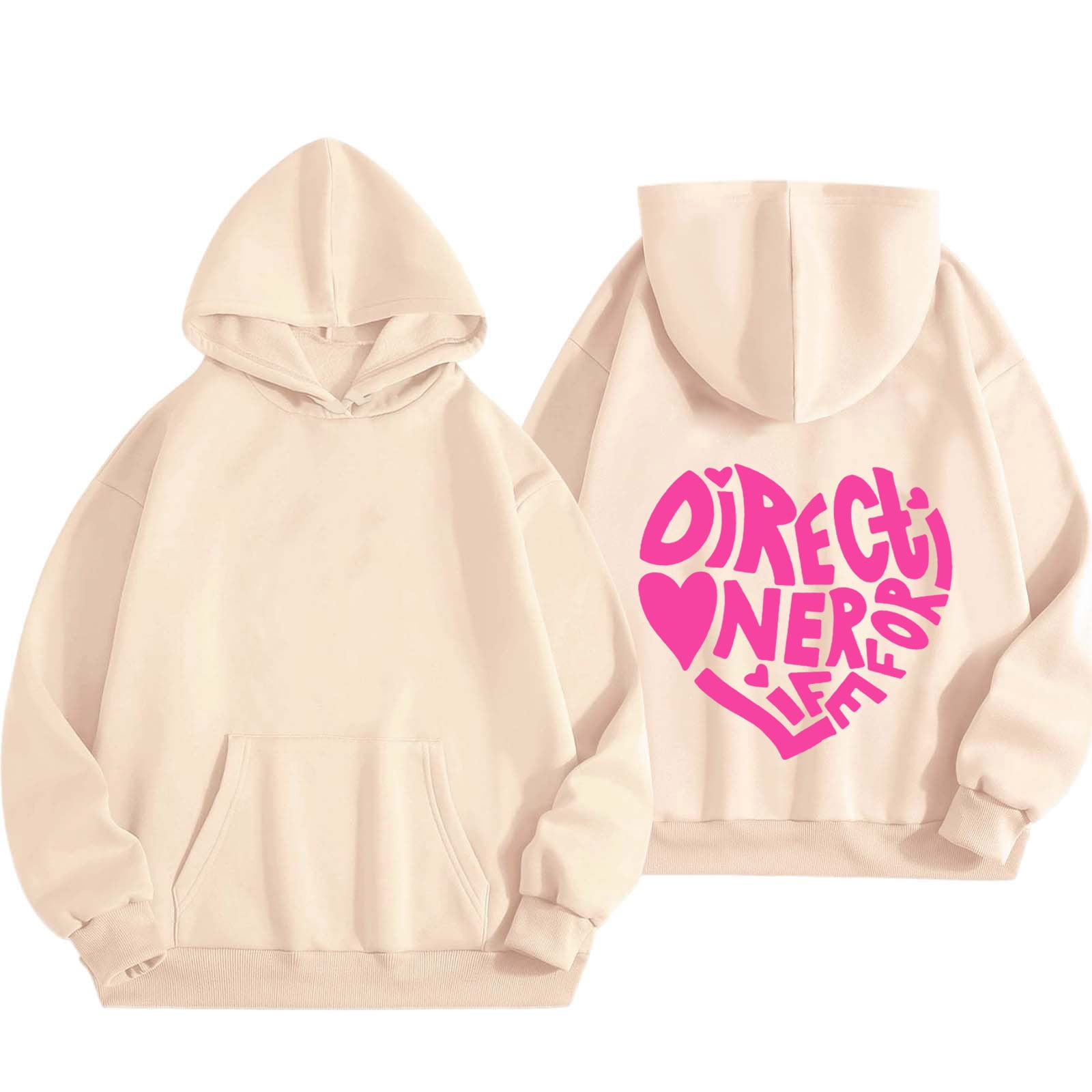 Gray Essentials Hoodie, Oversized Hoodies for Women, Women's