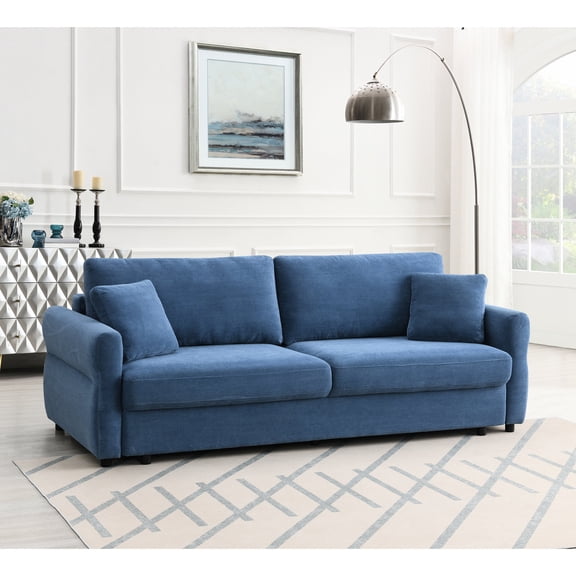 Beige Fabric, 2-Seat - Bed Conversion - Coastal Living Spaces - Comfort and Storage