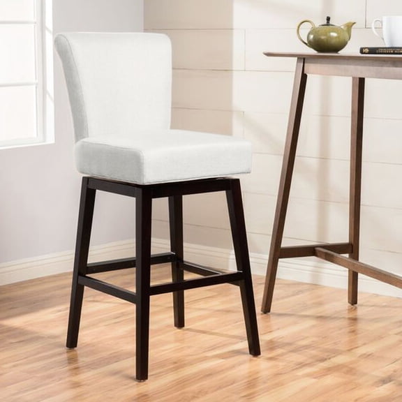 Beige Fabric Seating - Swivel Ability for Free Movement - Reading Nook - Relaxing and Functional Chair