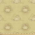 thumbnail image 1 of Ambesonne Beige Fabric by the Yard Upholstery, Pumpkins Field Halloween, 3 Yards, Beige, 1 of 4