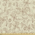 thumbnail image 1 of Ambesonne Beige Fabric by the Yard Upholstery, Retro Art Nouveau, 10 Yards, Beige Redwood, 1 of 4