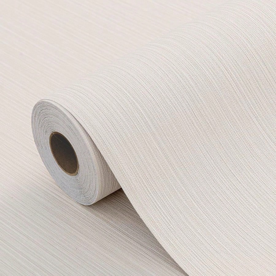 Beige Faux Grasscloth Wallpaper Peel and Stick Linen Textured 24x394 ...