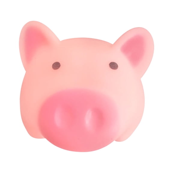 Beige Flesh Color Pig Squeeze Sound Toy For Kids Stress Relief Vent Fun Bath Play 4 Pack 2026
