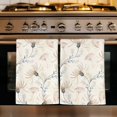thumbnail image 1 of Beige Flowers Kitchen Towels Set of 1, Watercolor Farmhouse Botanical Floral Absorbent Dish Towels for Kitchen, Microfiber Hand Towel, Quick Drying Tea Towel for Cleaning Decorative Dishcloths, 1 of 7