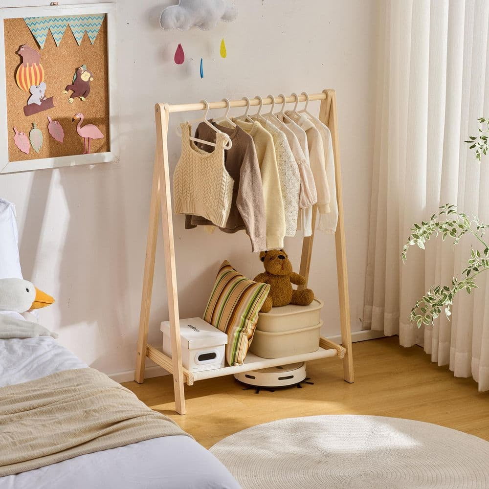 Cabilock 2-Pack Baby Clothes Display Stands - Stainless Steel Infant Dress Hangers For Nursery