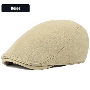 Men's Newsboy Cap – Cotton Flat Ivy Hat, Adjustable Fit, Handcrafted For Driving, Casual & Winter Wear