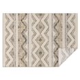 thumbnail image 1 of Beige Geometric Chevron Diamond Pattern Rectangle Tablecloth 60"x84",Waterproof Polyester Rectangle Table Cloth, Wipeable Spillproof Polyester Tablecloth for Dining, Camping, Indoor and Outdoor, 1 of 5