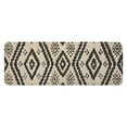 thumbnail image 1 of Beige Geometric Diamond Dot Pattern Kitchen Rug Mat,Kitchen Runner Rugs Non Skid Washable,Decorative Kitchen Floor Mats for Kitchen,Sink,Laundry,17"x47.2", 1 of 7