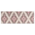 thumbnail image 1 of Beige Geometric Diamond Striped Pattern Kitchen Rug Mat,Kitchen Runner Rugs Non Skid Washable,Decorative Kitchen Floor Mats for Kitchen,Sink,Laundry,17"X47", 1 of 5