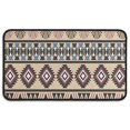 thumbnail image 1 of Beige Geometric Diamond Sun Pattern Door Rugs,Washable Non Slip Door Mats Indoor,Decorative Door Mats,Entry Mat Indoor for Entrance,Bedroom,Kitchen,Bathroom,30"x17", 1 of 6