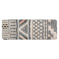 thumbnail image 1 of Beige Geometric Stripe Diamond Pattern Kitchen Rug Mat,Kitchen Runner Rugs Non Skid Washable,Decorative Kitchen Floor Mats for Kitchen,Sink,Laundry,17"x47.2", 1 of 7