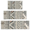 thumbnail image 1 of Beige Geometric Stripe Diamond Pattern Kitchen Rugs Sets Of 3,Kitchen Runner Rugs Non Skid Washable,Decorative Kitchen Floor Mats for Kitchen,Sink,Laundry,17"x30"+ 17"x47" + 17"x59", 1 of 6