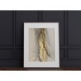 thumbnail image 1 of Beige And Gold Abstract Wall Art · Cream And Gold Wall Art · Minimalist Wall Art · Apartment Decor · Living Room Wall Art · Above Bed Decor Wall Art, Modern Wall Decor, 12x18 UNFRAMED, 1 of 2