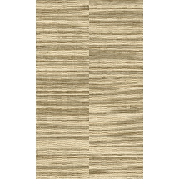 Beige Grasscloth Effect Textured Wallpaper