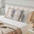 thumbnail image 1 of Beige Gray Body Pillow Cover, Pillowcase Protectors with Zipper, Breathable Decorative Throw Pillow Case Cover, Abstract Grunge Mottled Neutral Texture Pillow Shams for Couch Sofa 20x54Inch, 1 of 8