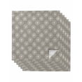 thumbnail image 1 of Beige Gray Dandelion Cloth Napkins Set of 6 Reusable Dinner Napkins, Farmhouse Botanical Blossom Cocktail Napkin Washable Table Napkins for Wedding/Holiday Party/Baby Shower 20"x20", 1 of 7