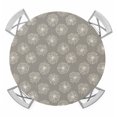 thumbnail image 1 of Beige Gray Dandelion Round Tablecloth for 45-54 Inch Tables, Fitted Table Cover with Elastic Edge, Farmhouse Botanical Blossom Waterproof Outdoor Table Cloth Protector for Patio Garden Dinner Picnic, 1 of 9