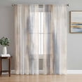 thumbnail image 1 of Beige Gray Sheer Curtains 63 Inch Length 2 Panels Set, Abstract Grunge Mottled Neutral Texture Voile Window Treatment Rod Pocket Curtains Sheers Drapes for Bedroom/Living Room/Kitchen 52x"63"x2, 1 of 7