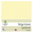 thumbnail image 1 of Beige Green Cardstock - 12 x 12 inch - 80Lb Cover - 50 Sheets - Clear Path Paper, 1 of 9