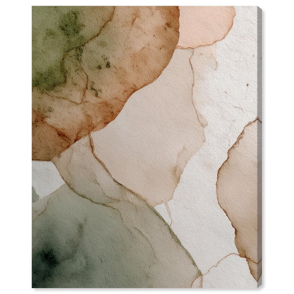 Beige Ground Swell I Canvas Print Nature Decor by Art Remedy, Gallery Wrapped, 30 x 36