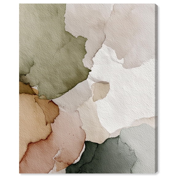 Beige Ground Swell II Canvas Print Nature Decor by Art Remedy, Gallery Wrapped, 20 x 24