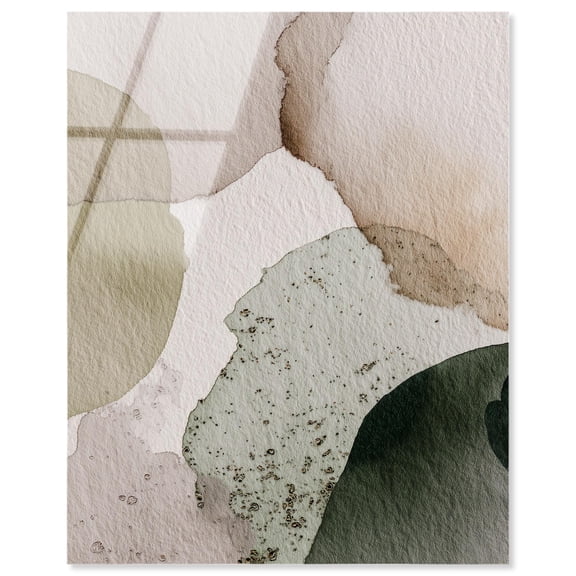 Beige Ground Swell III Acrylic Print Nature Decor by Art Remedy, Ready to Hang, 16 x 20