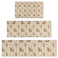 thumbnail image 1 of Beige Highland Cow Doll Pattern Kitchen Rugs Sets Of 3,Kitchen Runner Rugs Non Skid Washable,Decorative Kitchen Floor Mats for Kitchen,Sink,Laundry,17"x30"+ 17"x47" + 17"x59", 1 of 6