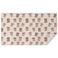 thumbnail image 1 of Beige Highland Cow Dot Pattern Rectangle Tablecloth 60"x102",Waterproof Polyester Rectangle Table Cloth, Wipeable Spillproof Polyester Tablecloth for Dining, Camping, Indoor and Outdoor, 1 of 6