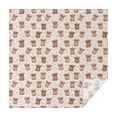 thumbnail image 1 of Beige Highland Cow Dot Pattern Square Tablecloth,Waterproof Square Table Cover,Wipeable Spillproof Washable Table Cover for Home Kitchen Party Decor 60"x60"(152x152cm), 1 of 6