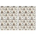 thumbnail image 1 of Beige Highland Cow Fence Daisy Pattern Summer Placemats Table Placemats Set Of 4-Linen Kitchen Washable Placemats Table Mats 11.8"x17.7" Non-Slip Heat Resistant, 1 of 6